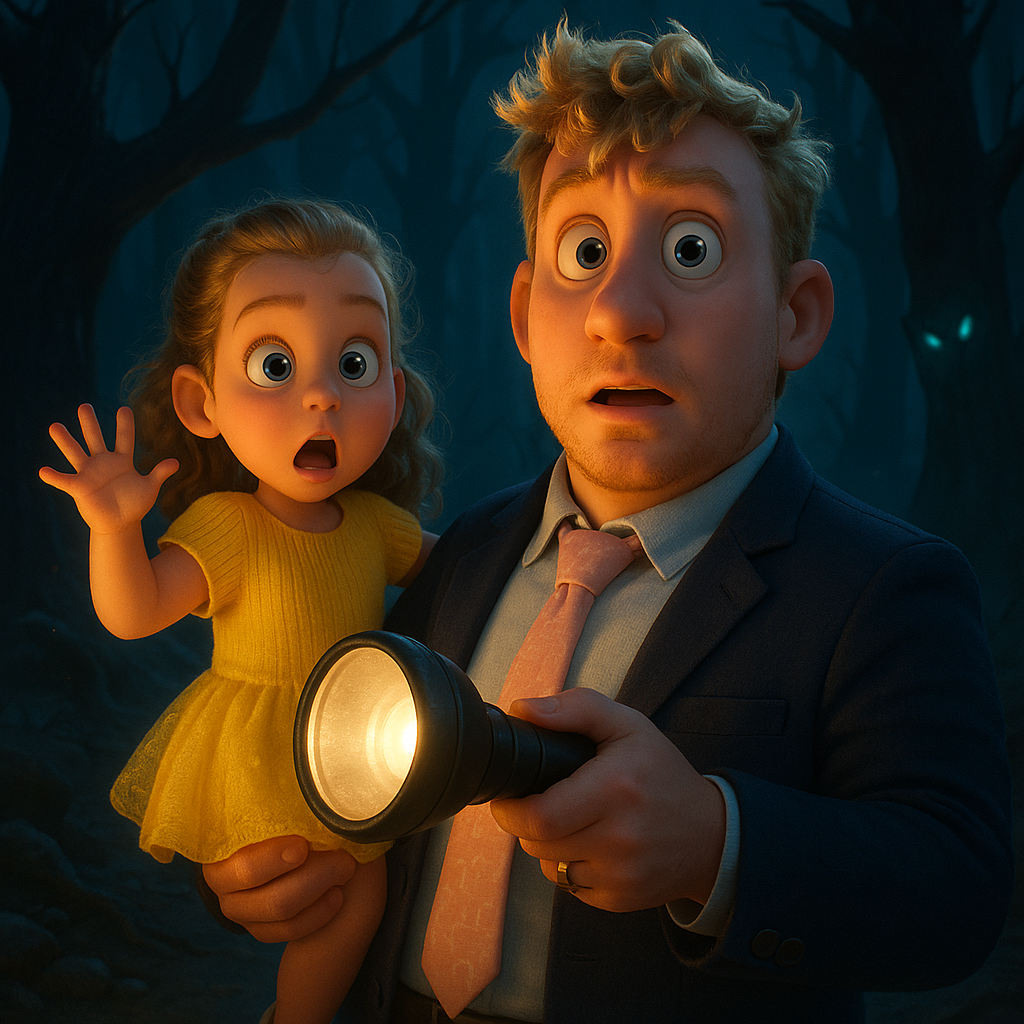 Dad and Faraday storytelling